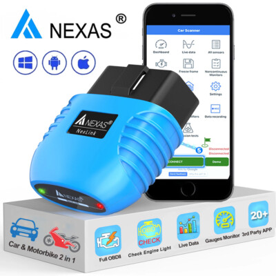 For IOS Android Windows Car/Motorcycle Engine Fault Diagnostic Tool OBD2 Scanner