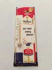 Vintage Glass Thermometer MALBORO PHILIP MORRIS No porcelain 40'S-50'S era