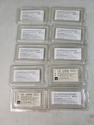(10 NEW) YSI 44003A Precision Thermisters, 1000 ohm