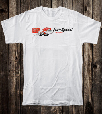 Retro Hot Rod Tee T Shirt Drag Race AP For Speed Hotline