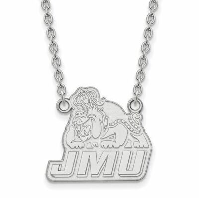 Sterlingsilber James Madison großer Anhänger 18 Zoll Halskette
