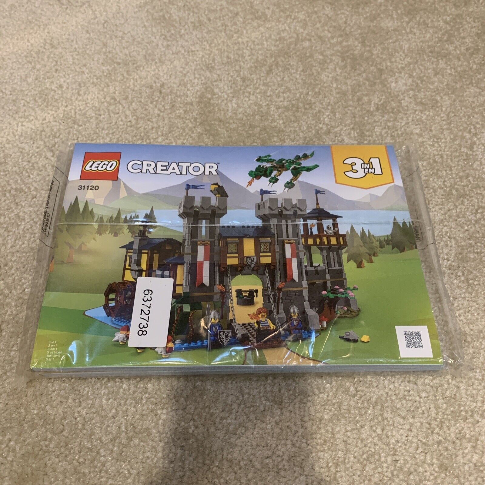 LEGO Creator Medieval Castle 31120 Toy Building Instruction Booklet Manual NEW