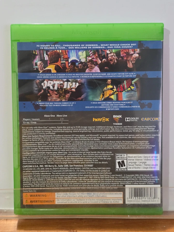 Dead Rising 2 (Microsoft Xbox One, 2016) - Image 3 of 3