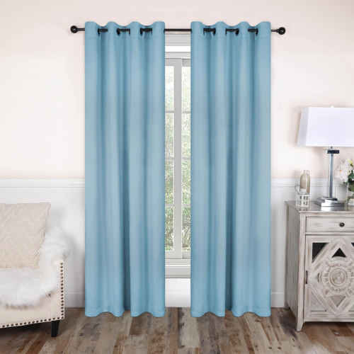 Blackout Curtains, Room Darkening Window Accent for Bedroom, Sun Blocking, Therm