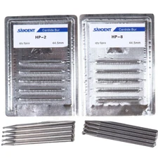 HP Round Dental Lab Tungsten Carbide Burs For Straight Handpiece Low Speed ty