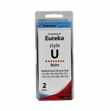 Generic Fits For Eureka Style U Vacuum Belts 2 Pack