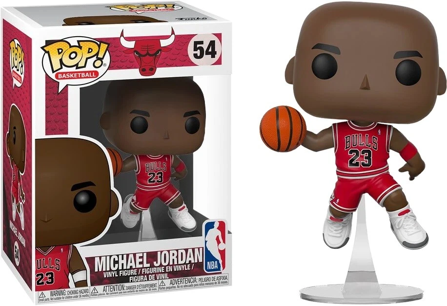 Funko Pop Basketball Michael Jordan 54 Flying Slam Dunk FREE Protector Box