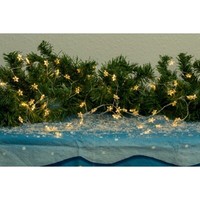 Led Cluster-Lichterkette Sterne 72Er Warmweiß Reflektoren Batterie Timer SA138