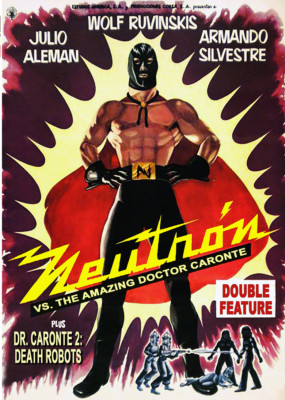 NEUTRON vs DR CARONTE(1963) / NEUTRON vs DEATH ROBOTS (1963) 2 Films in English