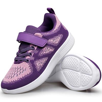 YHOON Unisex Child Shoes School Closure Non-Slip Running Sneakers for Kids