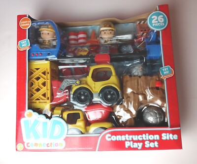 Kid Connection Construction Site Play Set, 26 Pieces | eBay