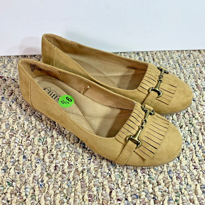 CLIFFS BY WHITE MOUNTAIN WOMENS BROWN LOAFER FLATS SLIP ON  display picture 2