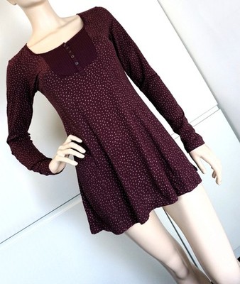 FAT FACE Damen Bluse Longshirt Shirt Tunika Minikleid Blogger Boho Trend Gr 38