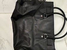 Michael Kors Hamilton Large Black Satchel Sho...