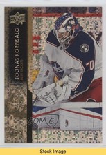 2021 Upper Deck Series 2 Speckled Rainbow Foil Joonas Korpisalo #304 READ 0af5