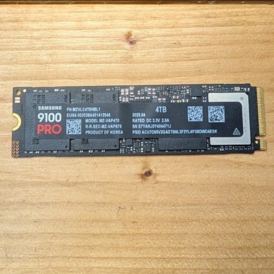 SAMSUNG 9100 PRO 4TB (100% Health - Minimal Use)