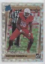 2021 Panini Donruss Rated Rookie Press Proof Hyper Payton Turner #342 0lt3