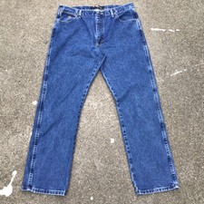 Wrangler Denim Blue Jeans Mens Size 36 x 31 George Strait Collection 1013MGSHD