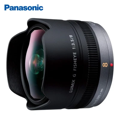 Objectif Panasonic LUMIX G FISHEYE 8 mm F3,5 H-F008 Micro Four Thirds... - Photo 1/4