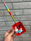 Vintage Child's Tin Litho Sand Beach Shovel Rabbit Blackbird Toy - Ohio Art?