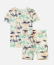 Cat  Jack Boys Palm Tree Shirt  Shorts Set 2Piece Size 14