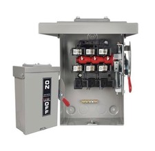 3P 30A 240V Heavy Duty AC Disconnect Safety Switch Box Quick Disconnect