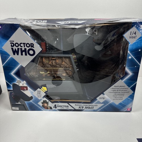 Doctor Who 4th Doctor K-9 Figure MK-11 1978 Radio Controlled Remote *NIB READ