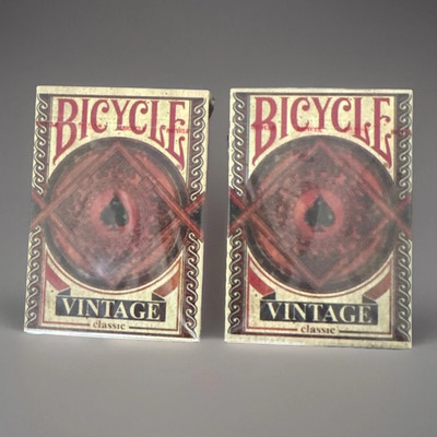 2 Pack Bicycle Vintage Classic Playing Cards SEALED!
