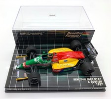 MINICHAMPS BENETTON FORD B187 T BOUTSEN 1987 400 870020 1/43