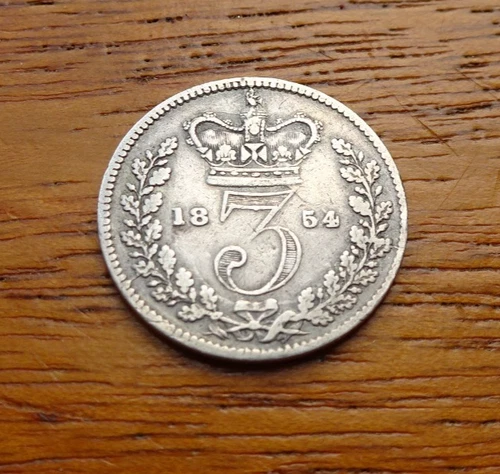 1854 Victoria Threepence — photo from the most recent tracked eBay sale