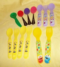 13 Pcs Kids Plastic Spoons Reusable Toddler Utensils Silverware Set 3 Gerber