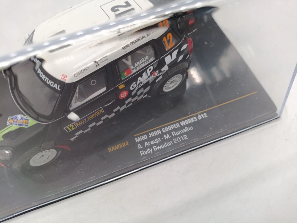 Mini John Cooper Works Wrc Rally Sweden 2012 #12 Araujo 1/43 Ixo Models Ram504 § - Immagine 2 di 4