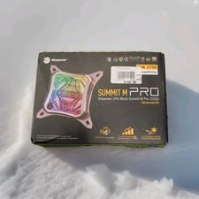 Bitspower Summit M Pro CPU Water Block, Crystal 12th Gen Intel CPU NEW/SEALED