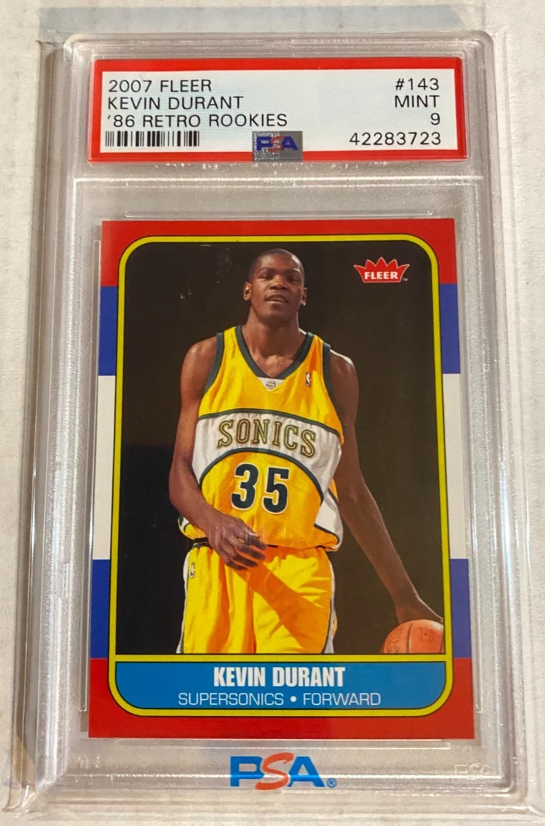 Kevin Durant Professional Sports Authenticator (PSA) Basketball
