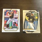 Konnor Griffin Pittsburgh Pirates 2-Card Lot 2025 Prizm #199 & Bowman BP-92
