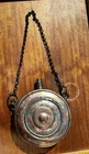 Civil War (?) Bullseye Canteen with chain