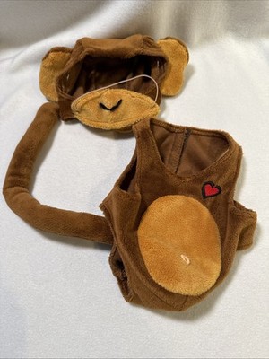 Monkey Costume ONLY By The Vermont Teddy Bear Company Or Use For BAB