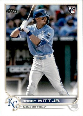 2022 Topps #660e Bobby Witt Jr. RC Variation