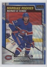 2020 O-Pee-Chee Platinum Marquee Rookies Blue Surge Alexander Romanov #198 04y8