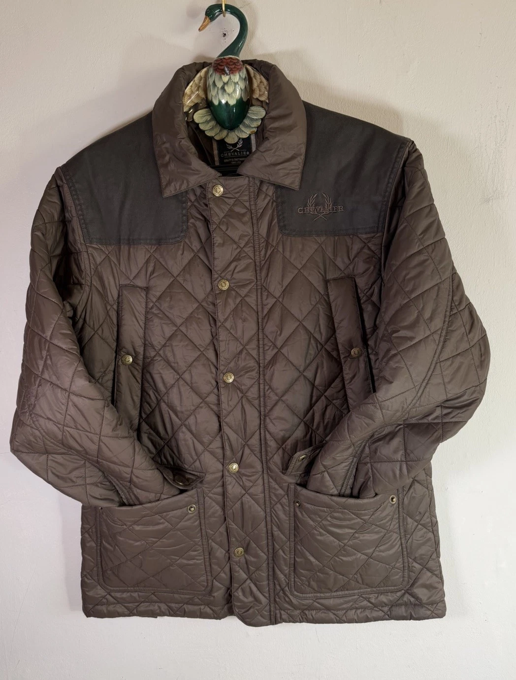 Chevalier Brown Bramley Quilted Coat UK M Primaloft Insulation 100% Nylon (read)
Opens in a new wind