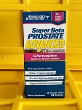 Super Beta Prostate Advanced Natural Berry Chewables 60 Tablets