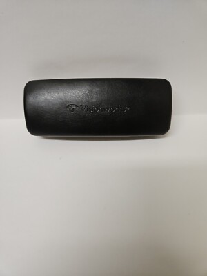Vision Works Hard Black Clam Shell Eyeglass Case