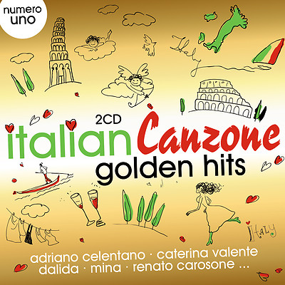 Cd Italian Song Golden Hits by Various Artists 2 CDs