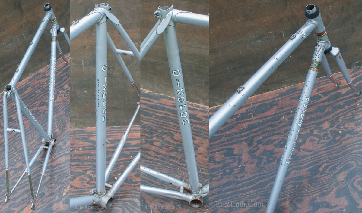 Vintage 58cm Francesco Moser Cizeron RoadBike FRAME FORK 531 Vintage 58cm Francesco Moser Cizeron RoadBike FRAME FORK 531