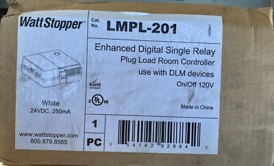 WattStopper LMPL-201 DLM Enhanced PlugLoad Controller, On/Off,120V