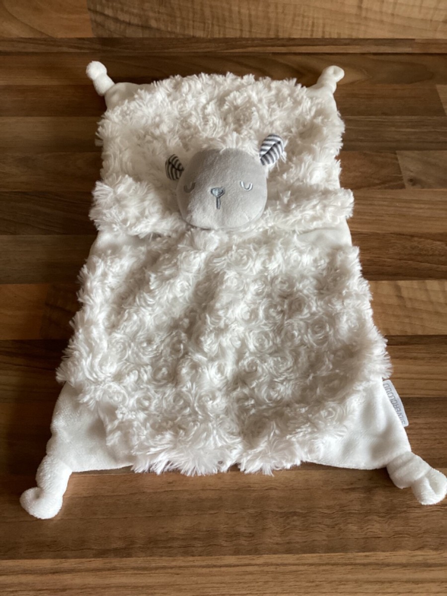 Silver Cloud Lamb Baby Comforter Blankie Counting Sheep Cream