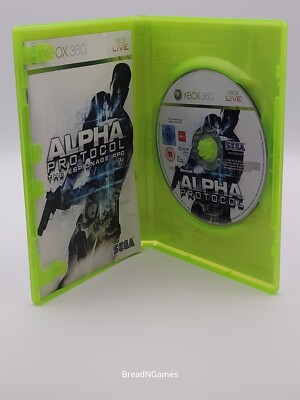 Alpha Protocol The Espionage RPG XBox 360 CIB Microsoft -Sehr Gut-