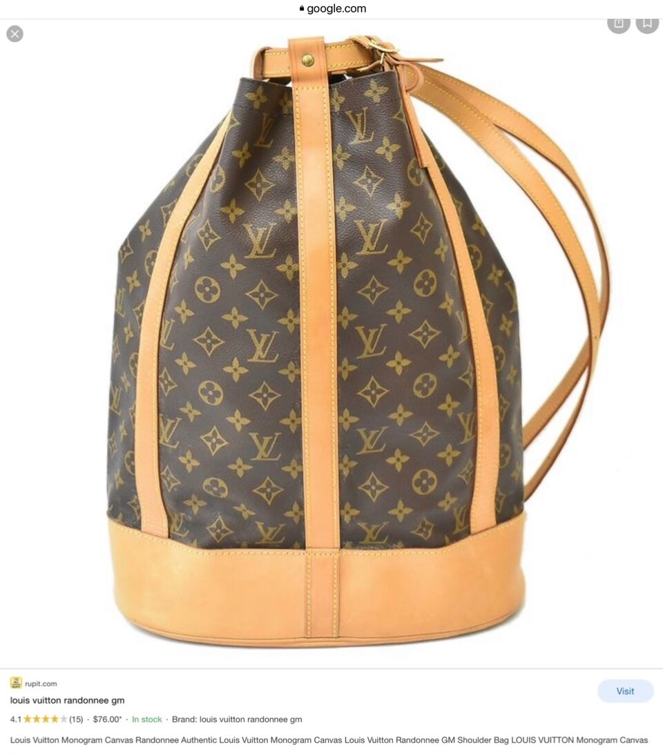 Louis Vuitton Monogram GM Randonnee Shoulder Bag ** UNIQUE  display picture 1