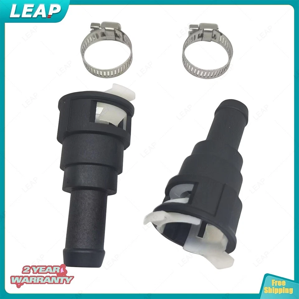 Conector de manguera de calefacción 2 piezas para Ford Branco Ranger Lincoln LS Aviator 800-404 Foto 2 de 4