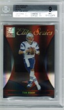 2006 DONRUSS ELITE SERIES BLACK #ES19 TOM BRADY G.O.A.T. BGS 9 /500